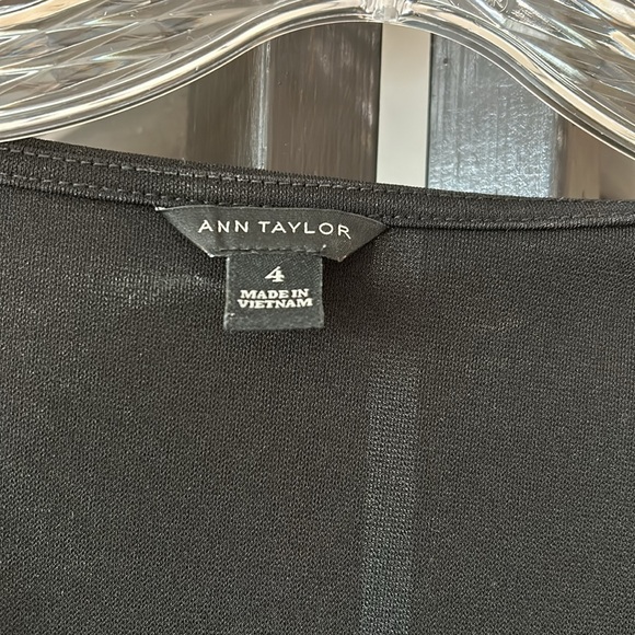Ann Taylor Black Wrap Dress - Picture 2 of 2